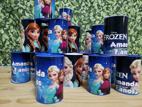 Frozen Cofrinhos Personalizados Pronta Entrega