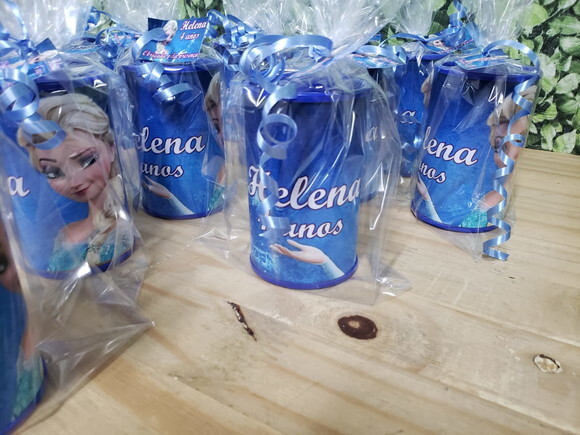 Frozen Elsa Cofrinho Personalizado e Embalado