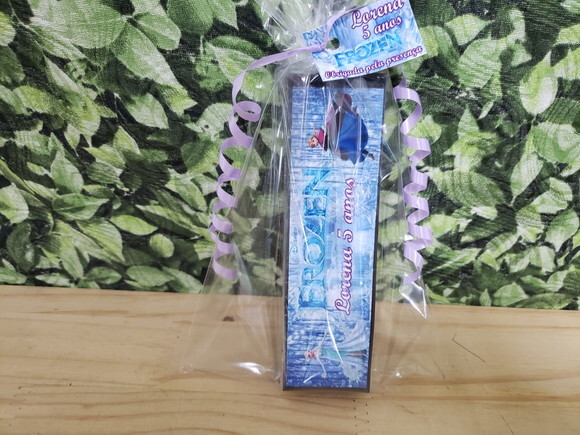 Frozen Lembrancinha Dominó Personalizada e Embalada
