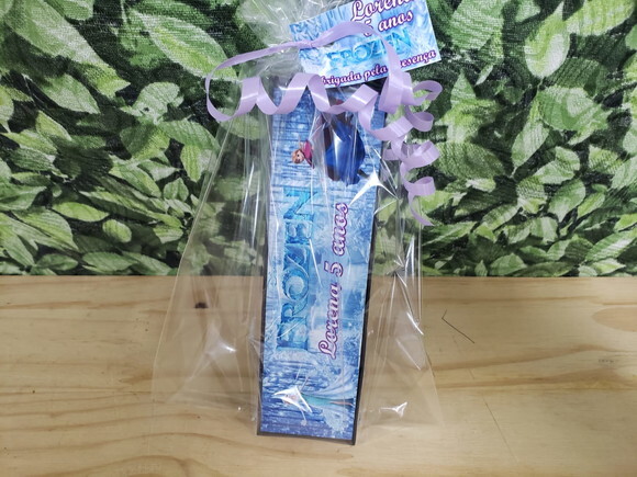 Frozen Lembrancinha Dominó Personalizada e Embalada