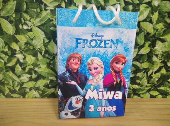 Frozen Sacola Personalizada Pronat Entrega