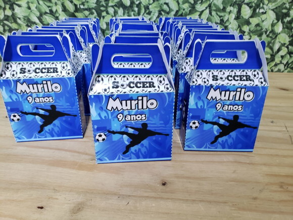 Futebol Caixa Maleta Personalizada Pronta Entrega
