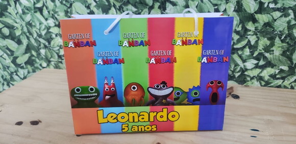 Garten Of Banban Sacola Personalizada Pronta Entrega