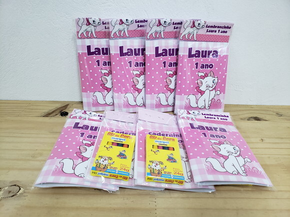 Gata Marie Caderninho para Colorir Personalizado