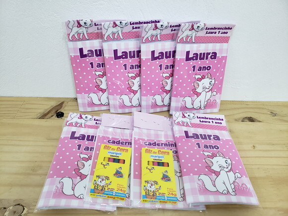 Gata Marie Caderninho para Colorir Personalizado