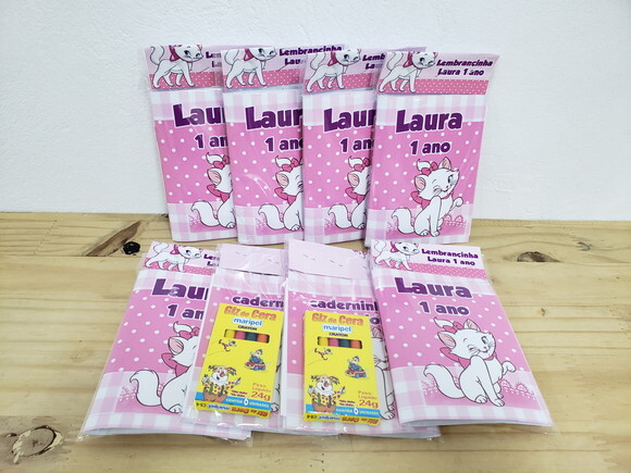 Gata Marie Caderninho para Colorir Personalizado