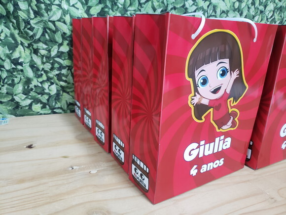 Giovanna Sacola Personalizada Pronta Entrega T 25x17x8 cm