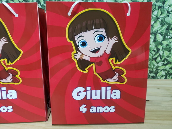 Giovanna Sacola Personalizada Pronta Entrega T 25x17x8 cm