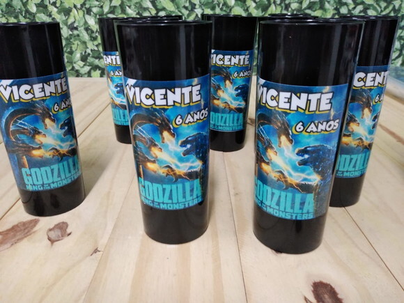 Godzilla Copos Personalizados Pronta Entrega