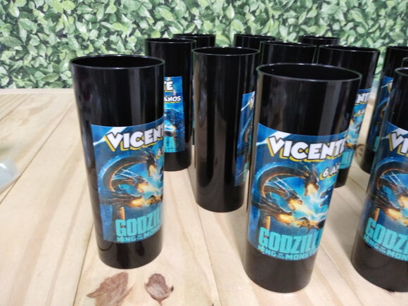 Godzilla Copos Personalizados Pronta Entrega