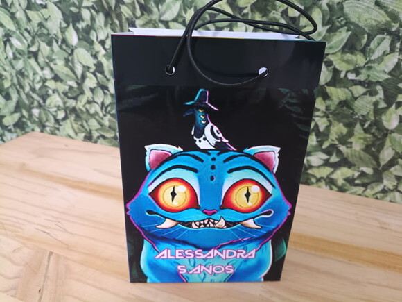 Guerreiras do K Pop Gato Sacola Personalizada Pronta Entrega