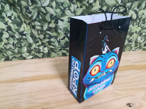 Guerreiras do K Pop Gato Sacola Personalizada Pronta Entrega