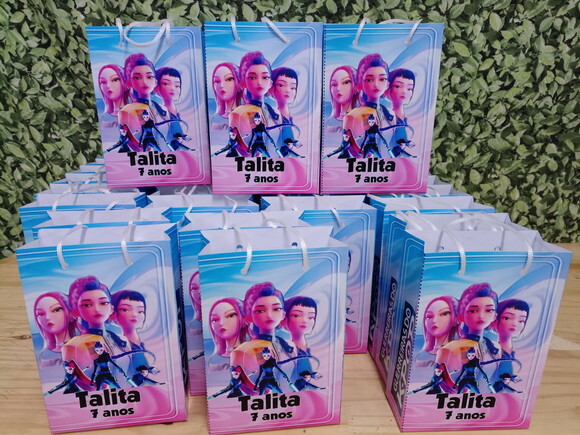 Guerreiras do K Pop Sacola Personalizada Pronta Entrega