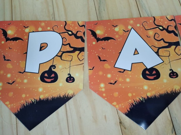Halloween Varal Personalizado Pronta Entrega