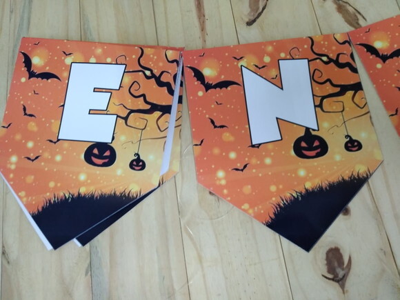Halloween Varal Personalizado Pronta Entrega