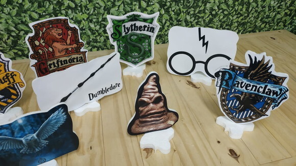 Harry Potter Kit de Mesa 8 Peças Tipo Display Pronta Entrega