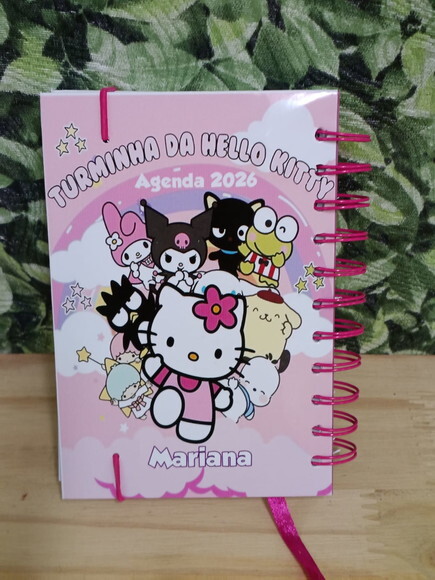 Hello Kitty Agenda Personalizada Tam 15x10 cm - Todos Temas