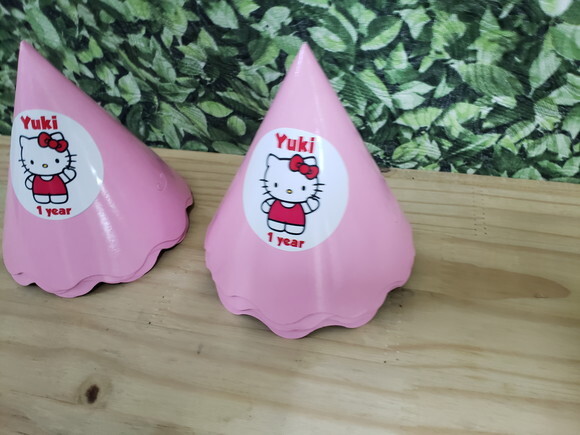 Hello Kitty Chapéu Personalizado Pronta Entrega