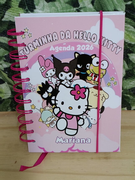 Hello Kitty Agenda Personalizada Tam 15x10 cm - Todos Temas