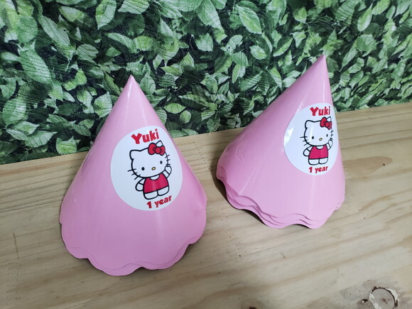 Hello Kitty Chapéu Personalizado Pronta Entrega