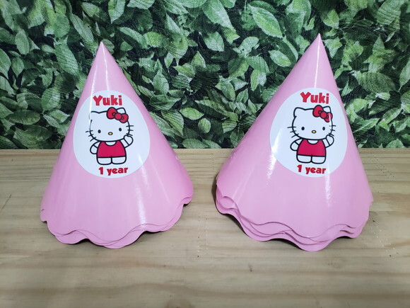 Hello Kitty Chapéu Personalizado Pronta Entrega