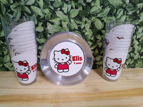 Hello Kitty Descartáveis Personalizados Pronta Entrega
