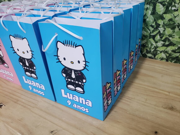 Hello Kitty Sacola Personalizada Pronta Entrega