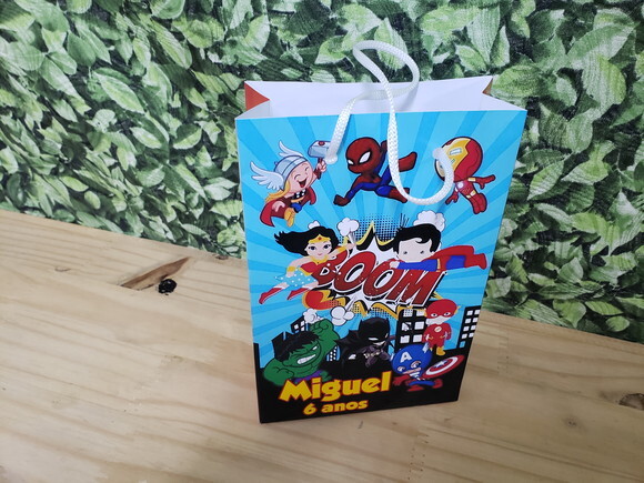 Herois Sacola Personalizada Pronta Entrega