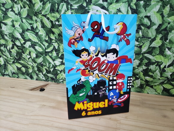 Herois Sacola Personalizada Pronta Entrega