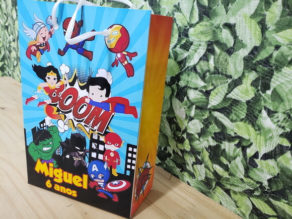 Herois Sacola Personalizada Pronta Entrega