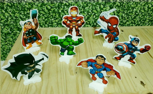 Herois Squaid Kit Displays Mesa 7 Peças