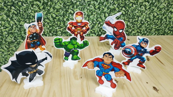 Herois Squaid Kit Displays Mesa 7 Peças