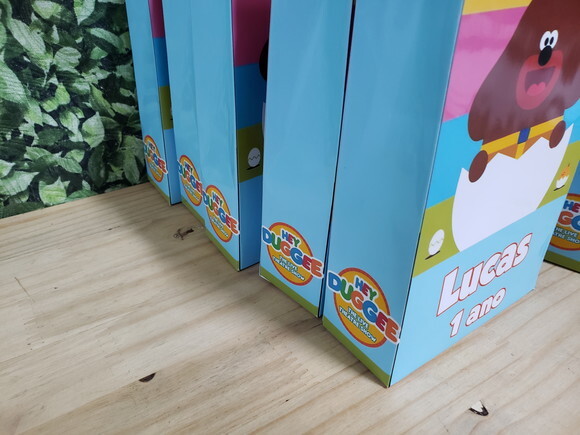 Hey Duggee Sacola Personalizada Pronta Entrega