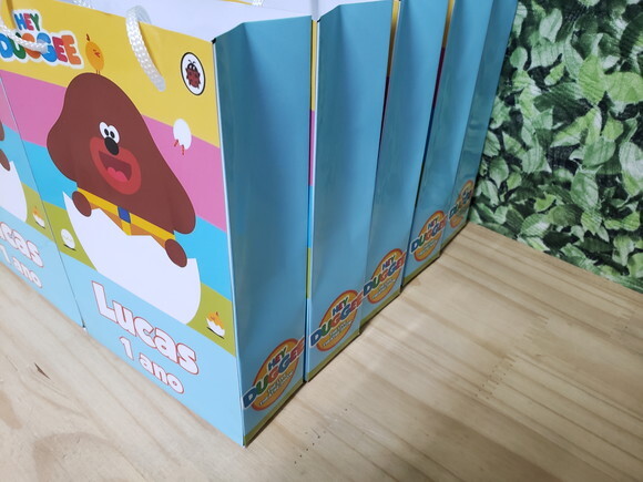 Hey Duggee Sacola Personalizada Pronta Entrega