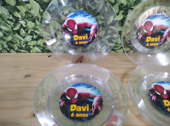 Homem Aranha Prato Refeição Personalizado Pronta Entrega