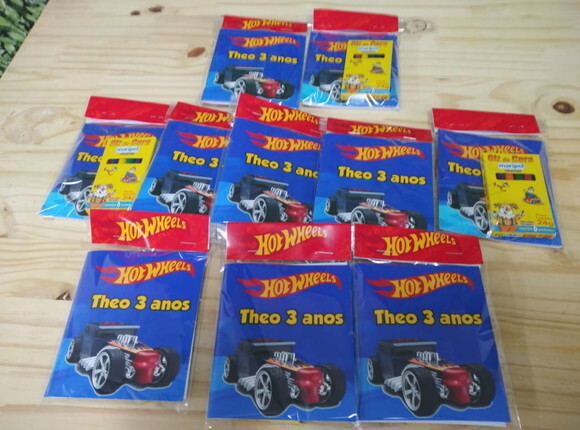 Hot Wheels Carderninho Personalizado P Entrega