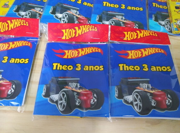 Hot Wheels Carderninho Personalizado P Entrega