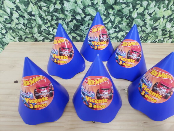 Hot Wheels Chapeuzinho Personalizado Pronta Entrega