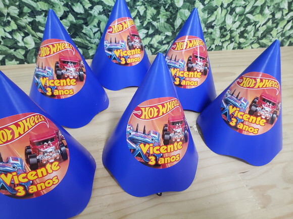 Hot Wheels Chapeuzinho Personalizado Pronta Entrega