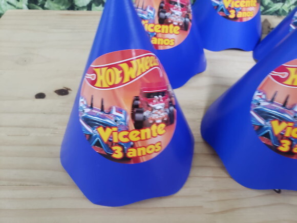 Hot Wheels Chapeuzinho Personalizado Pronta Entrega