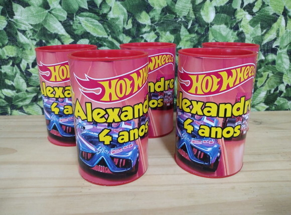 Hot Wheels Cofrinho Personalizado Pronta Entrega