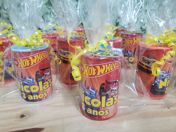 Hot Wheels Cofrinhos Personalizados e Embalados Pronta Entg