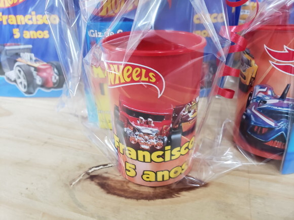 Hot Wheels Kit Lembrancinha Personalizado