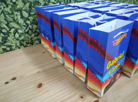 Hot Wheels Sacola Personalizada Pronta Entrega
