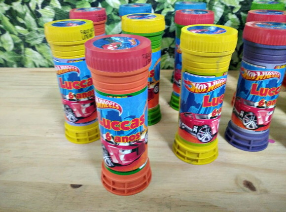 Hot Whells Bolinha de Sabão Personalizada Pronta Entrega