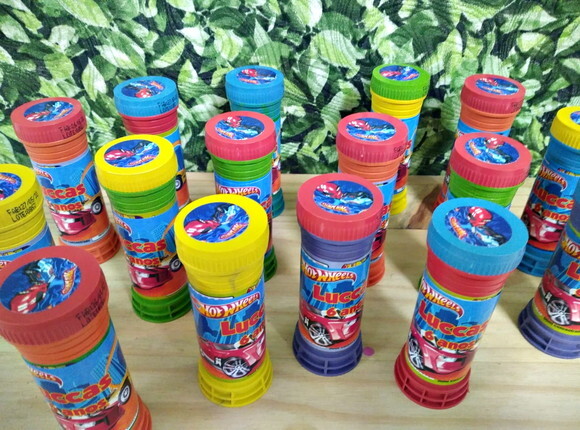 Hot Whells Bolinha de Sabão Personalizada Pronta Entrega