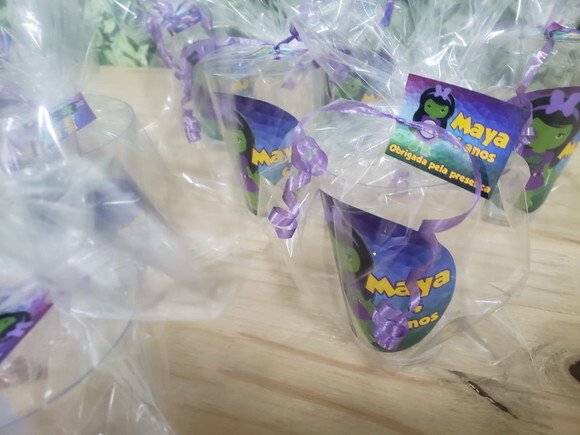 Hulk Menina Copos Personalizados e Embalados