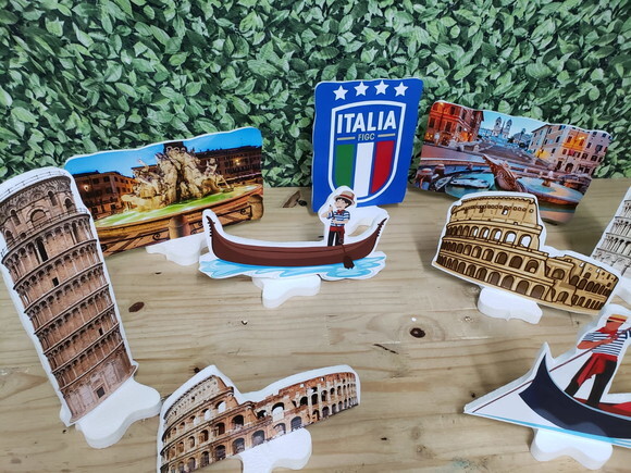 Itália Kit de Mesa Tipo Displays 9 Peças Pronta Entrega