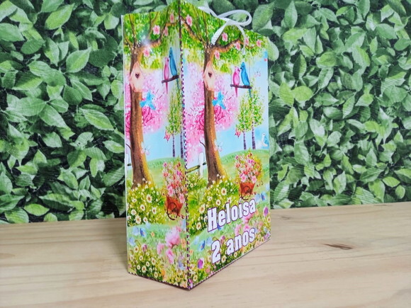 Jardim Encantado Sacola Personalizada Pronta Entrega