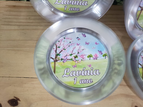 Jardim Prato Sobremesa Personalizado Pronta Entrega